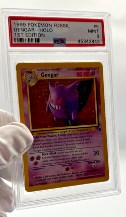 Pokemon Cards - PSA 9 1st Edition Gengar 5/62 - Fossil Set - MINT - PSA9 - Image 4