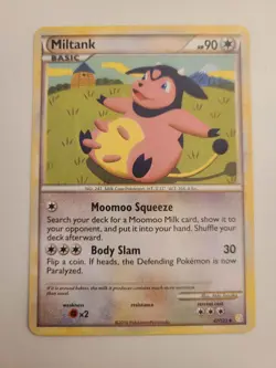 Pokemon TGC 2010 Heartgold&Soulsilver Miltank 47/123 Regular card in Near Mint - Image 2