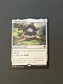 Magic the Gathering Timeless Lotus Dominaria United Regular Card - Image 1