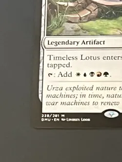 Magic the Gathering Timeless Lotus Dominaria United Regular Card - Image 5