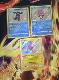 Rotom, Eiscue, & Mr. Mime (Lot of 3) Holo Shining Fates Pokemon Cards LP 🔥🔥 - Image 1