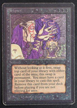 Darkpact Beta MTG Card Magic: the Gathering 1993 - Image 1