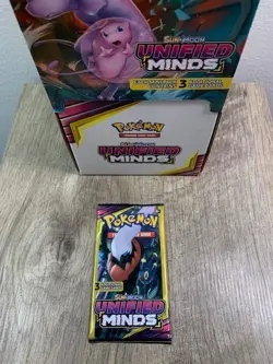 Pokemon Sun & Moon Unified Minds | 3 Card Mini Booster Pack Factory Sealed - Image 2