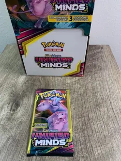 Pokemon Sun & Moon Unified Minds | 3 Card Mini Booster Pack Factory Sealed - Image 2