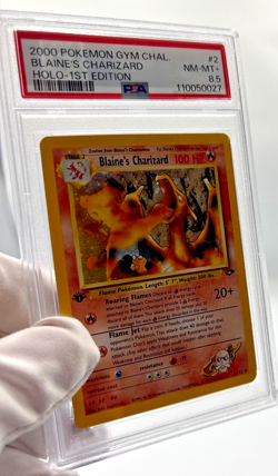 Pokemon Cards - PSA 8.5 1st Edition Blaine's Charizard 2/132 - Gym Challenge 9 - Image 3