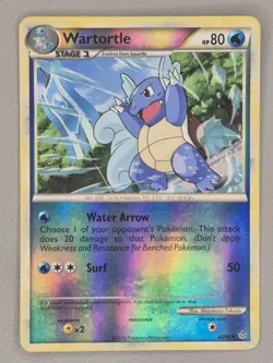 Pokemon TCG Wartortle 42/95 Card Unleashed Reverse Holo Rare Mint - Image 1