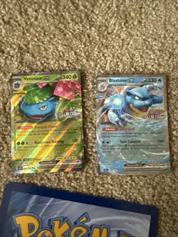 Venusaur Ex And Blastoise Ex Stellar Crown Stamp Promo Cards - Image 4