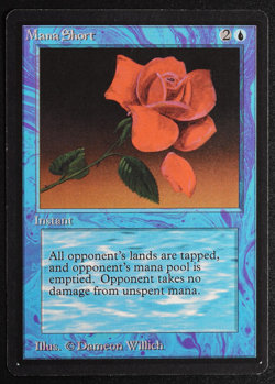 Mana Short MTG Card BETA Magic: the Gathering 1993 - Image 1