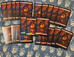 Mountain (Showcase) FOIL Dominaria United x24 Near Mint 280/281 - Image 3