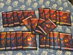 Mountain (Showcase) FOIL Dominaria United x24 Near Mint 280/281 - Image 4