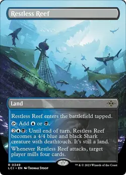 EDH Rare BORDERLESS Dual Land Set of 5 RESTLESS Lost Caverns of Ixalan Vents + - Image 4