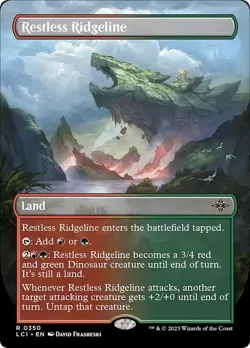 EDH Rare BORDERLESS Dual Land Set of 5 RESTLESS Lost Caverns of Ixalan Vents + - Image 5