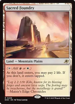 EDH 5 Shock Land mtg Edge of Eternities Watery Grave Sacred Foundry MORE - Image 4