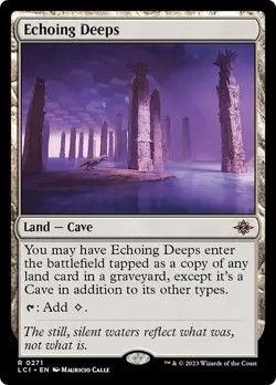 ECHOING DEEPS mtg NM-M Lost Caverns of Ixalan 1 Rare - Image 1