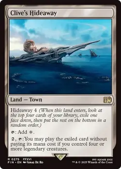 CLIVE'S HIDEAWAY mtg NM-M Final Fantasy 1 Rare - Image 1