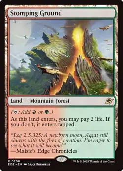 STOMPING GROUND mtg NM-M Edge of Eternities 1 Rare - Image 1