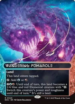 WANDERING FUMAROLE mtg NM-M Edge of Eternities: Stellar Sights 1 Rare - Image 1