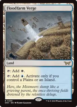 FLOODFARM VERGE mtg NM-M Duskmourn: House of Horror 1 Rare - Image 1
