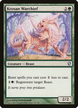 1x Krosan Warchief NM Eng MTG - Commander 2013 - Image 1