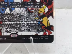 WOTC Marvel Eternal-Legal Wedding Ring (Borderless) (MR) (Foil) NM - Image 5