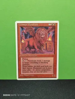 Crimson Manticore / Karmesin-Mantikor - MTG Magic - Image 1