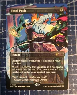 MTG Spider-Man FATAL PUSH 7020 SECRET LAIR DROP NONFOIL RARE - Image 1