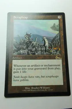 MTG Scrapheap x1- -Urza's Legacy-Lightly Played - Image 1