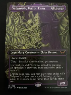 Valgavoth, Terror Eater (Showcase) Duskmourn: House of Horror Regular - Image 1