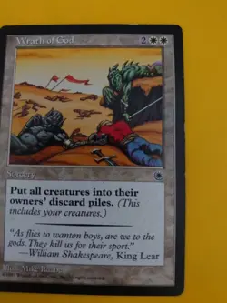 Wrathy of God. Portal Old Vintage Sorcery MTG Card. - Image 2