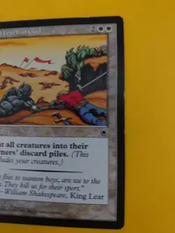 Wrathy of God. Portal Old Vintage Sorcery MTG Card. - Image 3