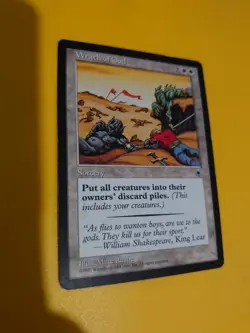 Wrathy of God. Portal Old Vintage Sorcery MTG Card. - Image 5