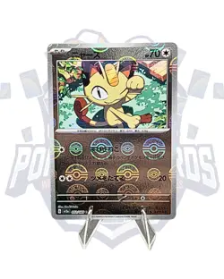 Meowth (Poke Ball Pattern) 052/165 Sv2a: Pokemon Card 151 Holo (Japanese) - NM - Image 1