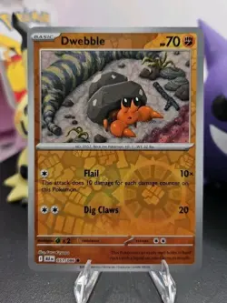 Dwebble 051/086 Sv: Black Bolt Reverse Holo Pokemon Free Shipping - Image 1