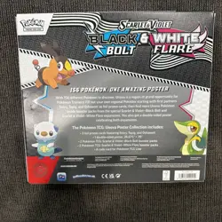 Pokemon Scarlet And Violet Black Bolt And White Flare Poster Collection Sealed - Image 2