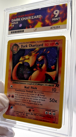 Pokemon Cards - ACE 9 Dark Charizard 4/82 - Team Rocket Holo - PSA BGS CGC - Image 5