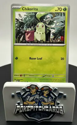 Chikorita 008/132 Me01: Mega Evolution Regular Free Shipping Pokemon NM - Image 2