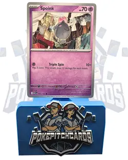 Spoink 062/132 Me01: Mega Evolution Regular - Free Shipping NM Pokemon - Image 1
