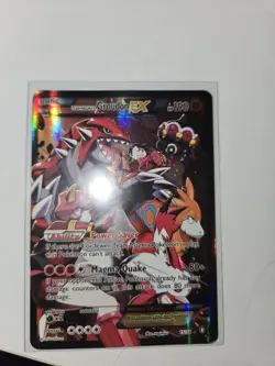 Pokemon 2015 Team Magma's Groudon EX XY Double Crisis #15/34 MP/HP - Image 3