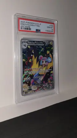 Pokemon 2025 Battle Partners JP SV9 Iono's Kilowattrel Art Rare #104/100 PSA 10 - Image 3