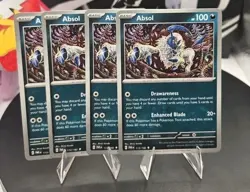 X4 Absol 113/182 Sv04: Paradox Rift Regular - Pokemon - Free Shipping - NM - EN - Image 1