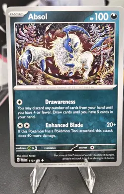 X4 Absol 113/182 Sv04: Paradox Rift Regular - Pokemon - Free Shipping - NM - EN - Image 2