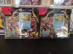 Pokemon TCG Mega Evolution 3-Pack Blister Set of 2 Psyduck IN HAND - Image 1