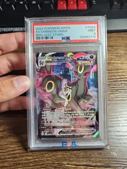 Pokemon TCG - Umbreon VMAX TG23/TG30 Brilliant Stars Trainer Gallery PSA 9 MINT - Image 2