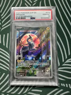 2023 POKEMON SCARLET & VIOLET ELITE TRAINER BOX #013 MIRAIDON PSA 10 - Image 1