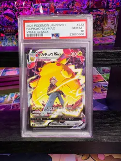 PSA 10 Pikachu VMAX #223 Pokemon Sword & Shield VMAX Climax Japanese 2021 - Image 1