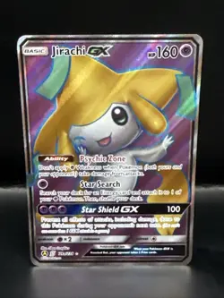 Pokemon Jirachi GX Sun & Moon Unified Minds 79A/236 Holo Alt Art Promo D - Image 1