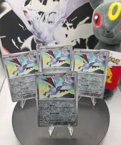 X4 Playset - Skarmory 141/182 Sv10: Destined Rivals Reverse Holo - Pokemon - Image 1