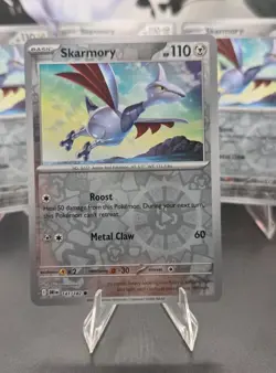 X4 Playset - Skarmory 141/182 Sv10: Destined Rivals Reverse Holo - Pokemon - Image 2