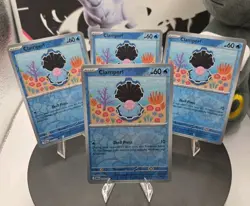 X4 Playset - Clamperl 54/182 Reverse Holo Sv10: Destined Rivals - Pokemon TCG - Image 1