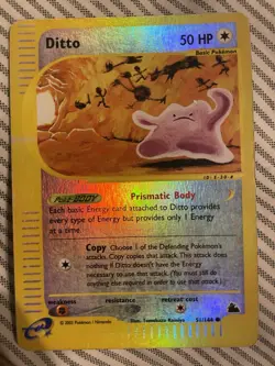 Ditto Pokemon TCG Bundle 7 VINTAGE Dittos From 2003-2005 sets 2 holos - Image 3